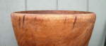 Djembe bearing edge that's been levelled and reshaped.
