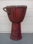 African djembe drum with new drum head.