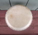 A fresh Egyptian tabla drum head.