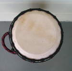 Djembe hand drum that's had  the head replaced.