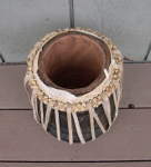 Tabla dayan that needs a new drum head and strap.