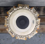 The tabla pudi of a dayan that had the shell repaired.